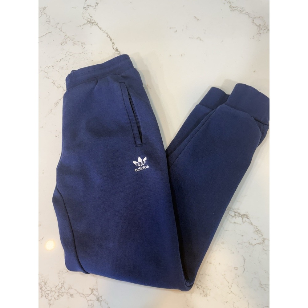 Adidas Prime green Men's Small Dark Blue Joggers Slim Leg Pants Comfy Workout